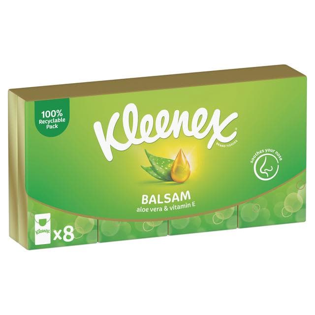 Kleenex Balsam Pocket Pack Tissues 8x9 Sheets - gallery image 2
