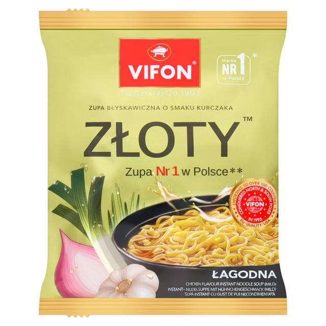 Vifon Golden Chicken Noodle Soup 70g - gallery image 1