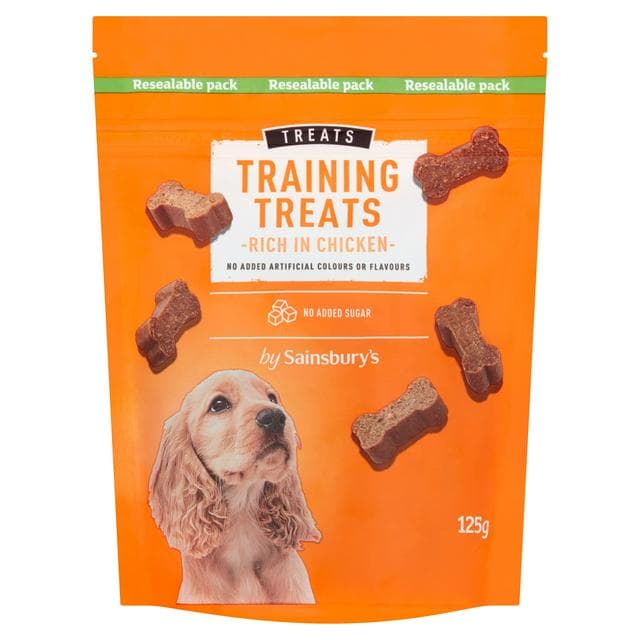 Sainsbury's Training Dog Treats Rich In Chicken 125g - gallery image 1
