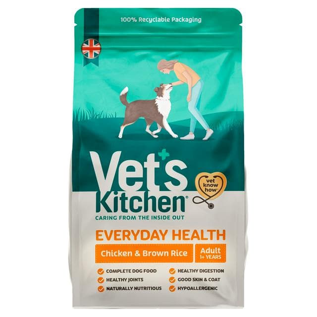 Vet's Kitchen Adult 1+ Years Chicken & Brown Rice 3kg - gallery image 1