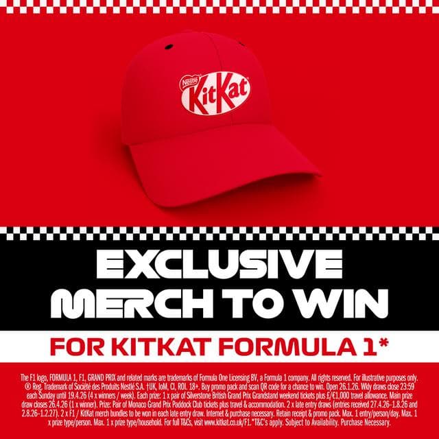 KitKat Chunky Milk Chocolate Bar Multipack x4 40g - gallery image 5