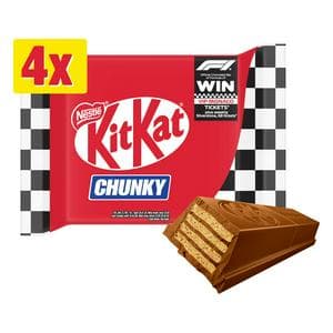 KitKat Chunky Milk Chocolate Bar Multipack x4 40g