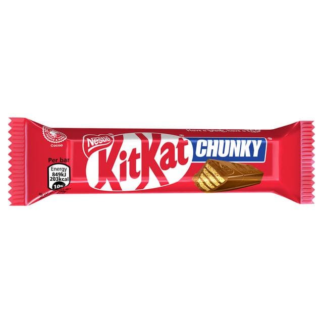 KitKat Chunky Milk Chocolate Bar 40g - gallery image 2