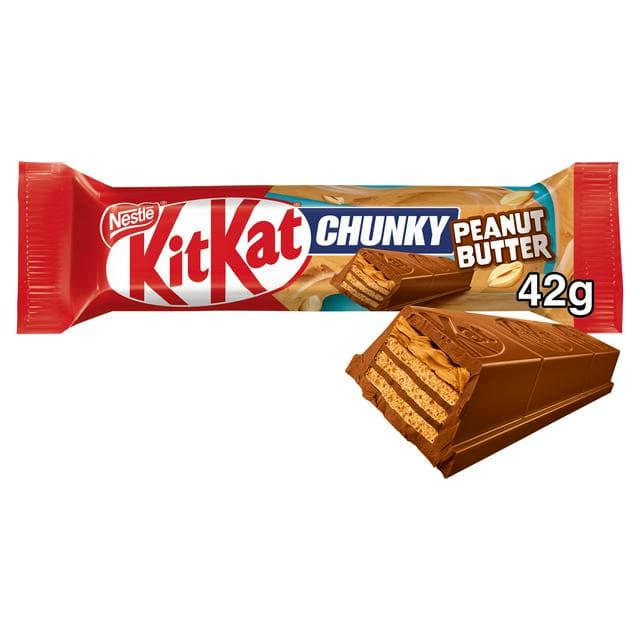 KitKat Chunky Peanut Butter Milk Chocolate Bar 42g - gallery image 1