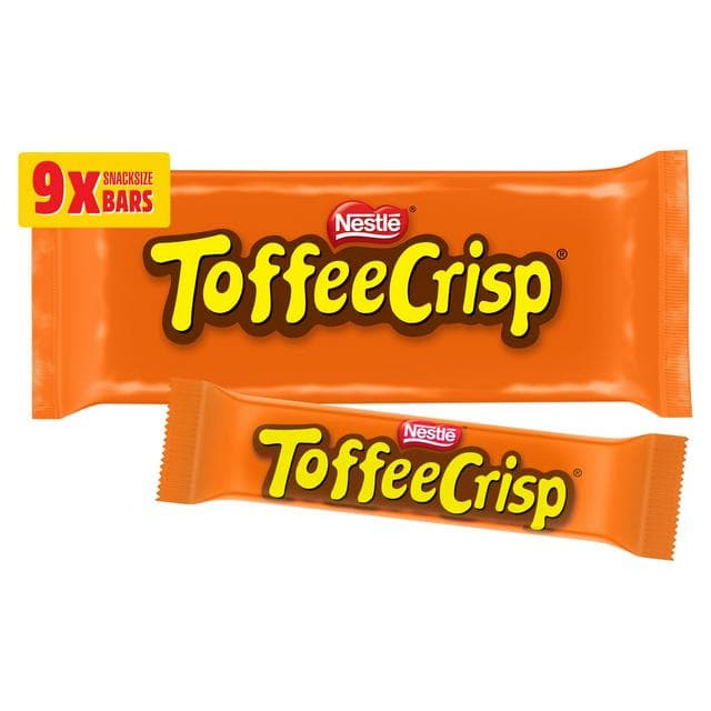 Toffee Crisp Biscuit Bar Multipack x9 279g - gallery image 1