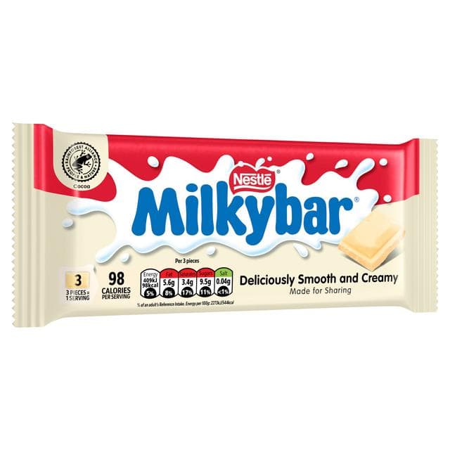 Milkybar White Chocolate Sharing Bar 90g - gallery image 2