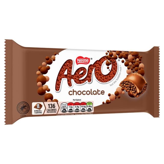 Aero Milk Chocolate Sharing Bar 90g - gallery image 2