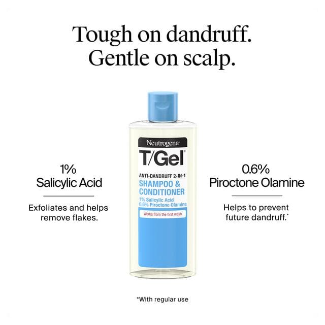 Neutrogena T/Gel 2in1 Shampoo & Conditioner 250ml - gallery image 3