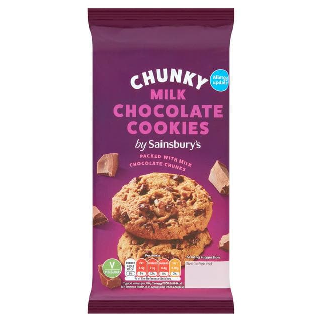 Sainsbury's Chocolate Chunk Cookies 200g - gallery image 1