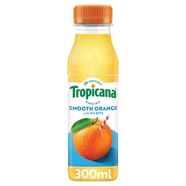Tropicana Pure Smooth Orange Fruit Juice 300ml - gallery image 1