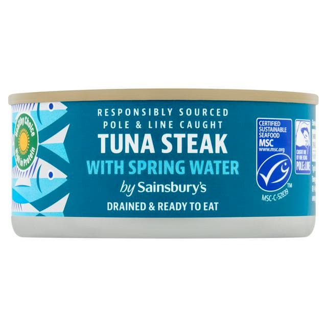 Sainsbury's Tuna Drained & Ready Water 120g - gallery image 1