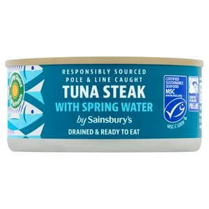 Sainsbury's Tuna Drained & Ready Water 120g