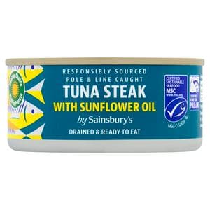 Sainsbury's Tuna Drained & Ready Oil 120g