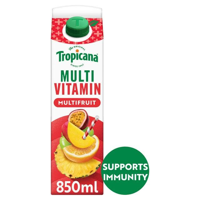Tropicana Multivitamin Multifruit Fruit Juice 850ml - gallery image 1