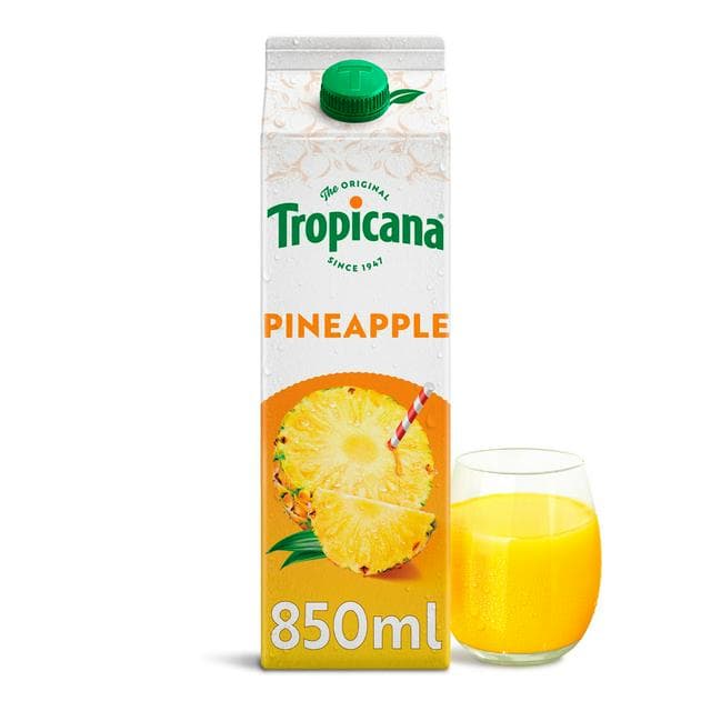 Tropicana Pineapple Fruit Juice 850ml - gallery image 1