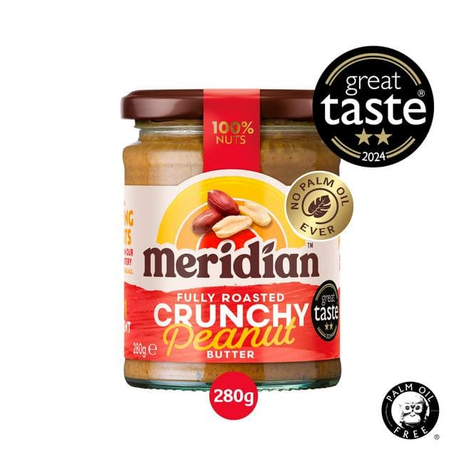 Meridian Crunchy Peanut Butter 280g - gallery image 1