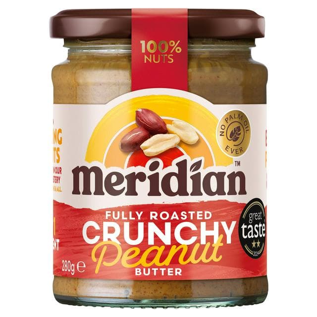 Meridian Crunchy Peanut Butter 280g - gallery image 1