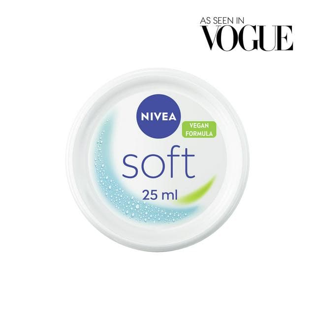 Nivea Soft Moisturiser Face Body & Hands 25ml - gallery image 1