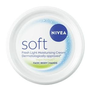 Nivea Soft Moisturiser Face Body & Hands 25ml