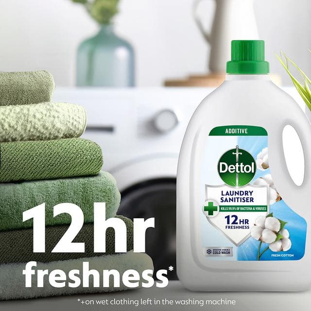 Dettol Antibacterial Laundry Cleanser Cotton Breeze 2.5L - gallery image 5