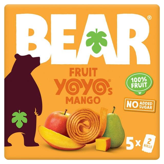 BEAR Fruit Yoyos Mango Multipack 5x20g - gallery image 1