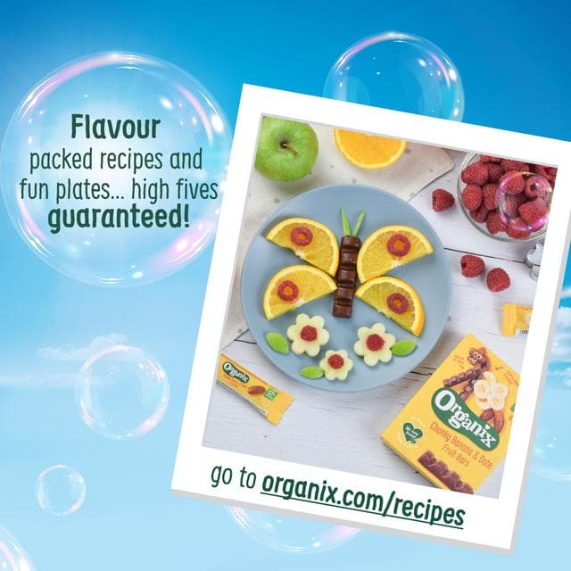 Organix Banana & Date Fruit Bars Toddler Snacks Multipack 12 months+ 6x17g - gallery image 5
