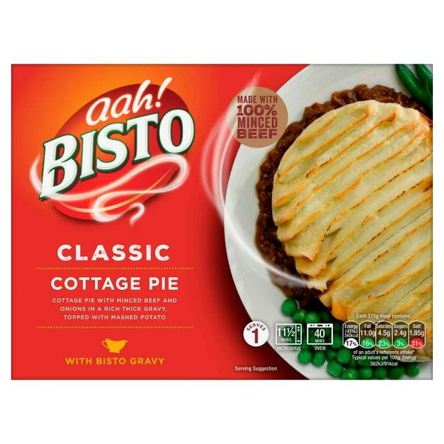 Bisto Classic Cottage Pie Ready Meal For 1 375g - gallery image 1