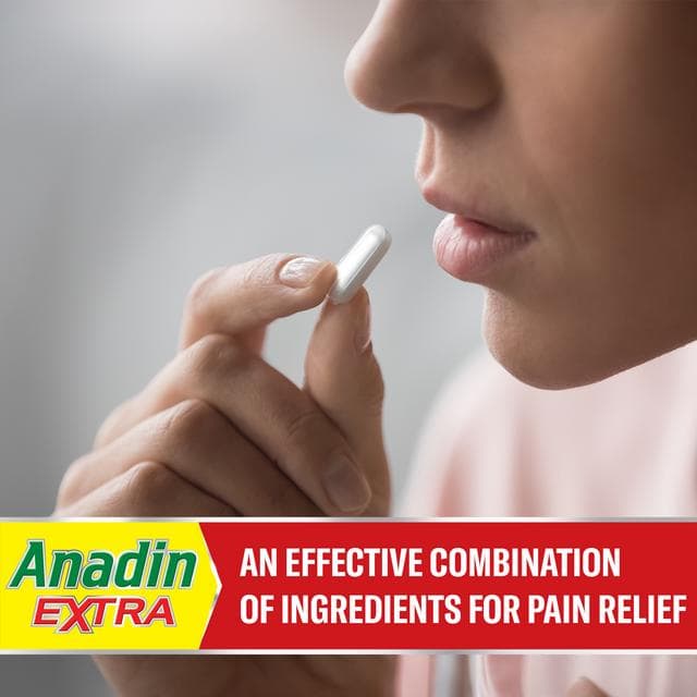 Anadin Extra Aspirin Paracetamol & Caffeine Caplets x12 - gallery image 5