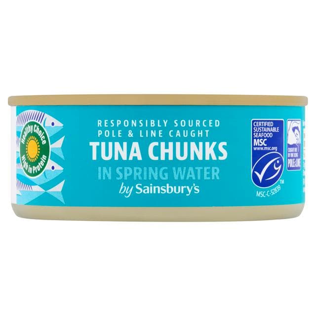 Sainsbury's Tuna Chunks in Spring Water 145g - gallery image 1