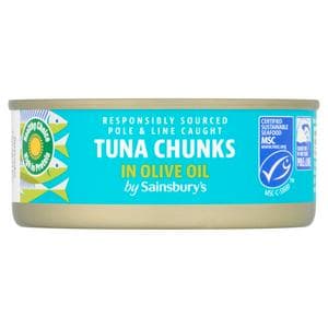 Sainsbury's Tuna Chunks in Olive Oil 145g