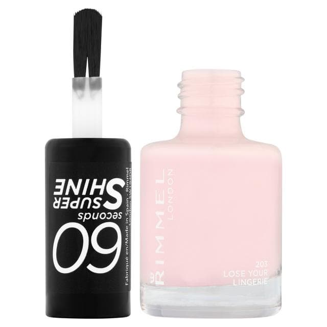 Rimmel London 60 Seconds Super Shine 203 Lose Your Lingerie 8ml - gallery image 1