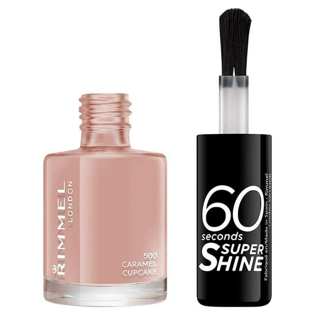 Rimmel London 60 Seconds Super Shine 500 Caramel Cupcake 8ml - gallery image 1