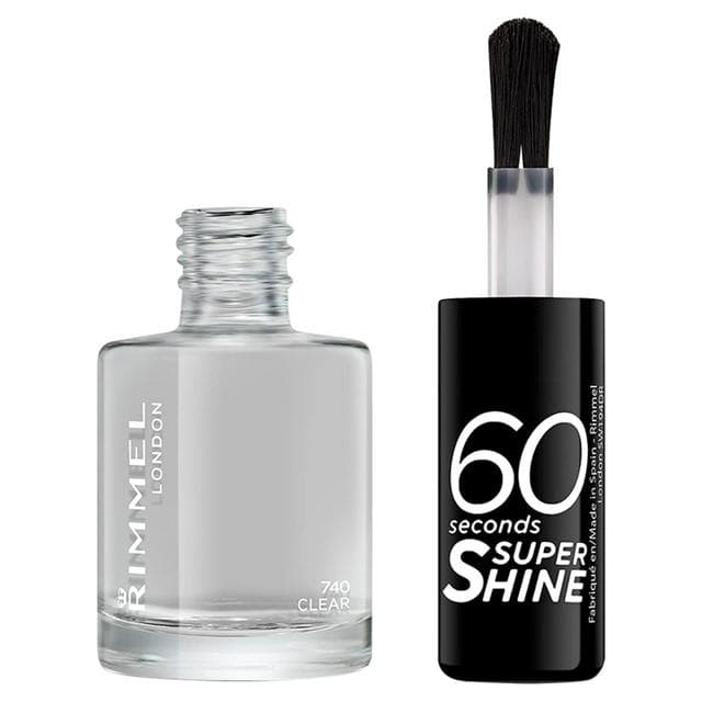 Rimmel 60 Seconds Super Shine Nail Polish Clear - gallery image 1