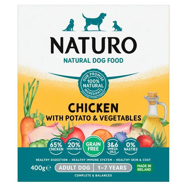 Naturo Adult Dog Food Grain Free Chicken 400g - gallery image 1