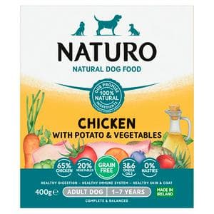 Naturo Adult Dog Food Grain Free Chicken 400g