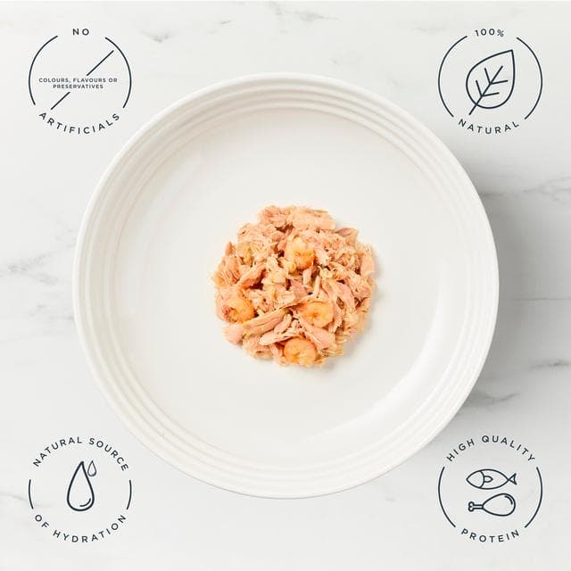 Encore Tuna with Prawn In Broth Natural Cat Food Pouch 70g - gallery image 2