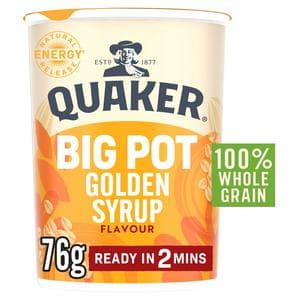 Quaker Golden Syrup Porridge Big Pot 76g