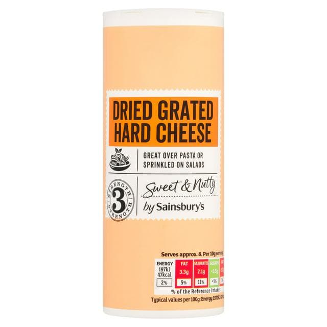 Sainsbury's Dried Grated Hard Cheese 80g - gallery image 1