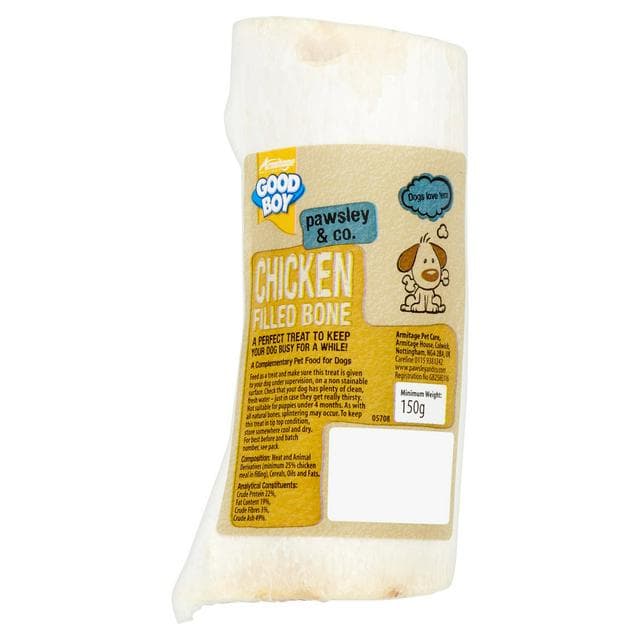 Good Boy Pawsley & Co Chicken Filled Bone Dog Treats - gallery image 1
