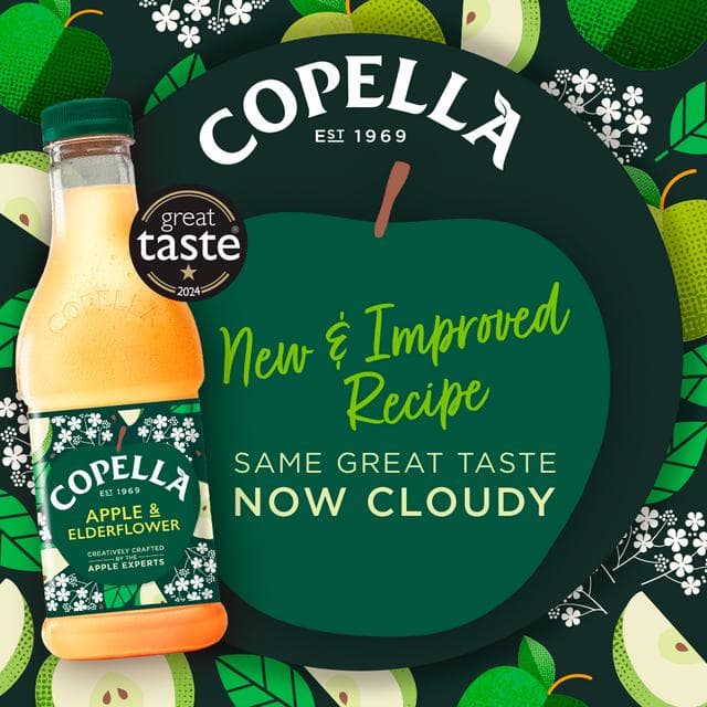 Copella Apple & Elderflower Fruit Juice 900ml - gallery image 2