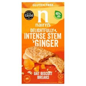 Nairn's Gluten Free Biscuit Breaks Oats & Stem Ginger 160g