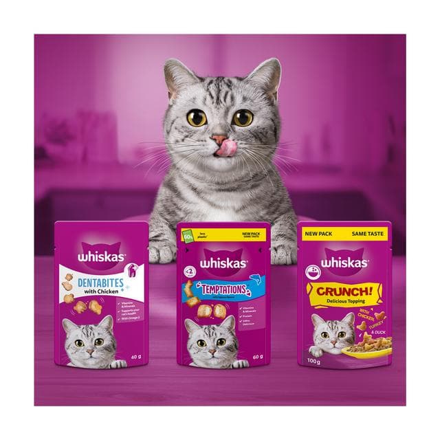 Whiskas Dentabites Adult Cat Dental Treat Biscuits with Chicken 50g - gallery image 6