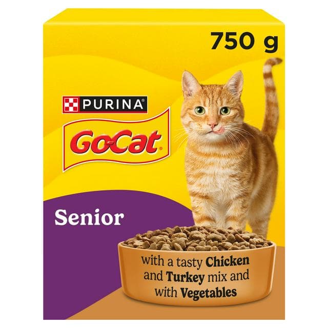 Go-Cat Chicken & Turkey Senior Dry Cat Food 750g - gallery image 1
