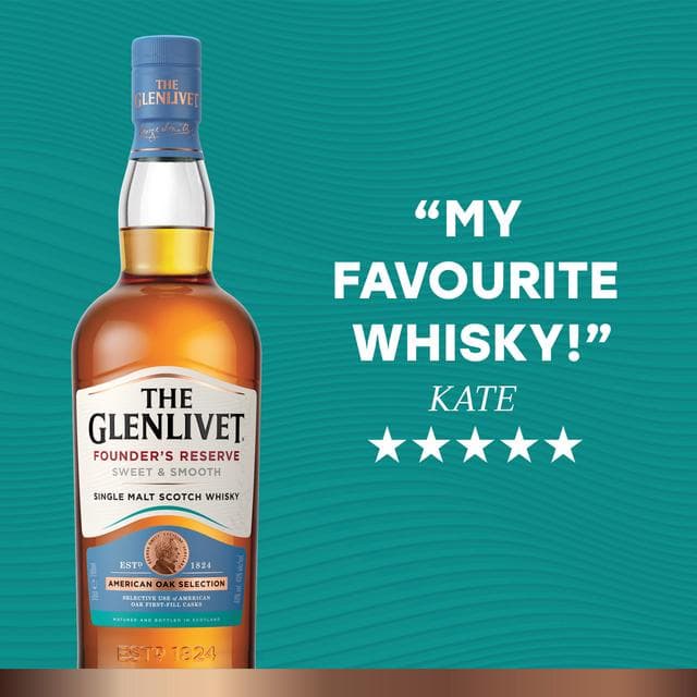 The Glenlivet Founder's Reserve Single Malt Scotch Whisky 70cl - gallery image 6