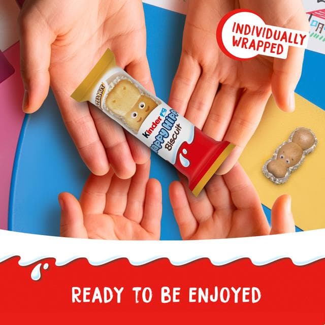 Kinder Happy Hippo Milk Hazelnut & Chocolate Biscuits Multipack 5x20.7g - gallery image 4
