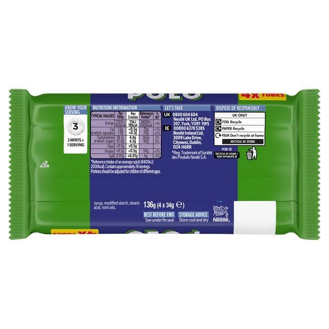Polo Original Mints Roll Multipack x4 34g - gallery image 3