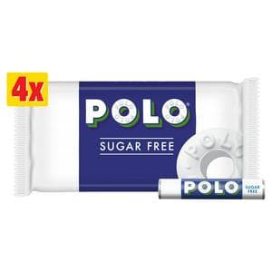 Polo Sugar Free Mints Roll Multipack x4 33.4g