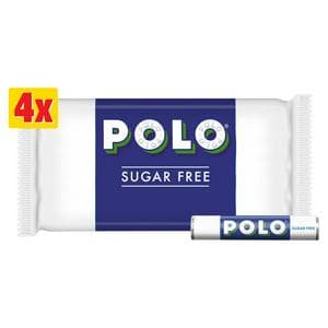 Polo Sugar Free Mints Roll Multipack x4 33.4g