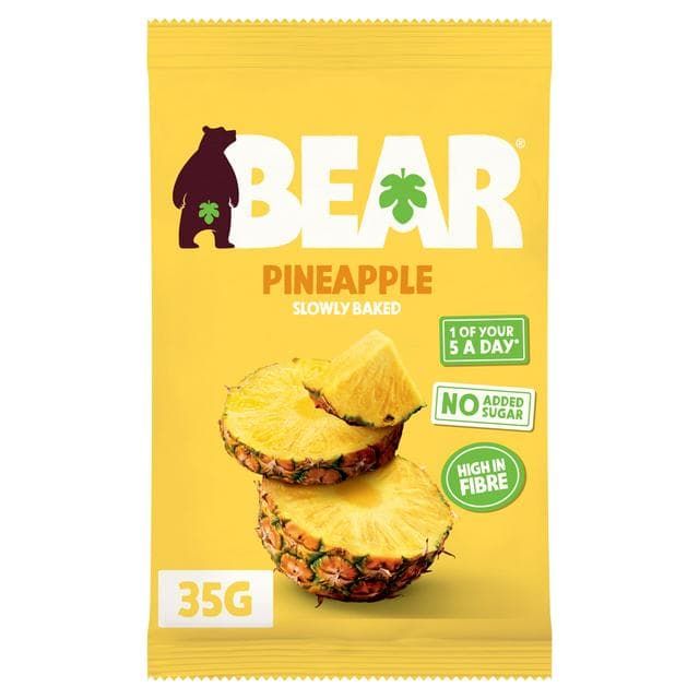 BEAR Fruit Dried Pineapple 35g - gallery image 1