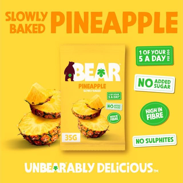 BEAR Fruit Dried Pineapple 35g - gallery image 3